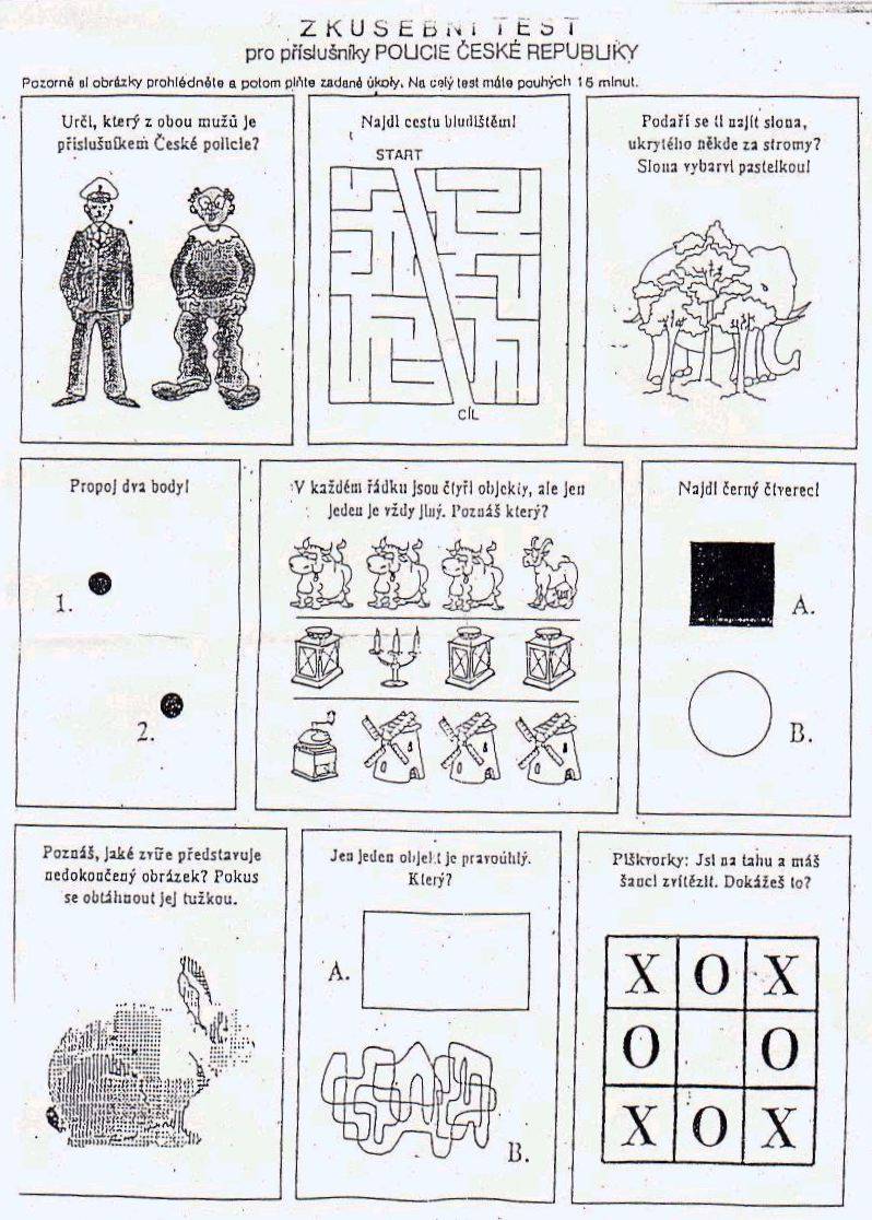 Test pro policajty